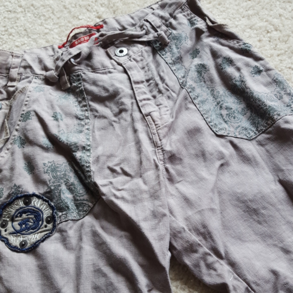 NWOT RA-RE Italian Brand Kids Unisex Linen Shorts